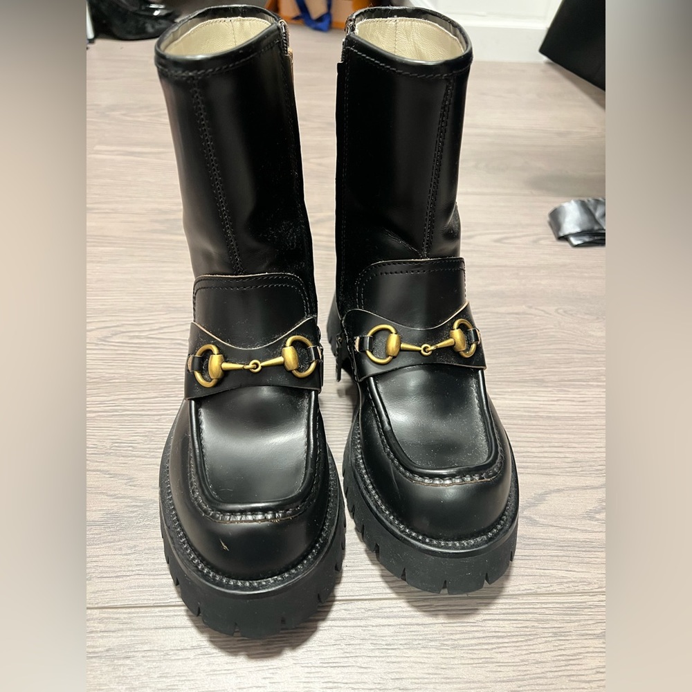 Black, 37.5 Gucci boots